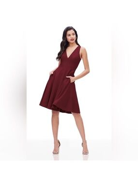 dress the population hana Dress The Population + Hana Tie Shoulder Cocktail Dress